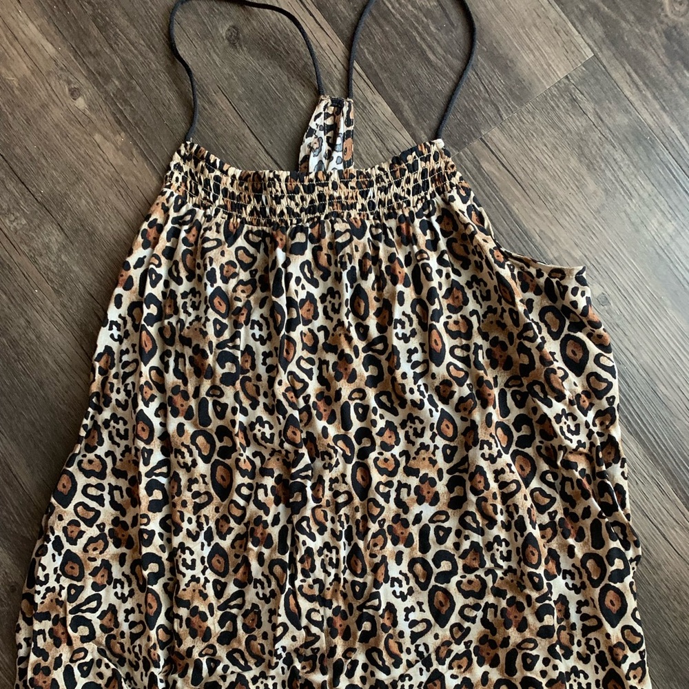 Cheetah Print tank.